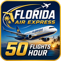 For completing 50 Florida Air Express flight hours